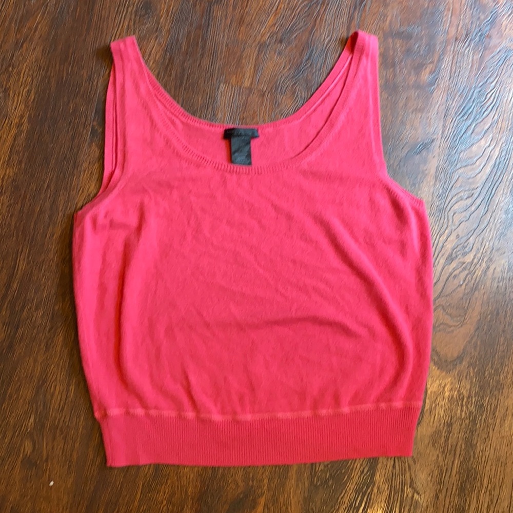 Donna Karan Pink Cashmere Sleeveless Top